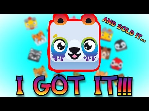 I SOLD MY RAINBOW PANDA IN BLOOKET!!!