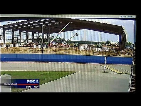 Building collapse at Argyle HS captured on surveillance video