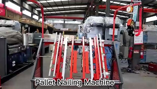 High Quality Stringer Wood Pallet Nailing Machine Pallet Assembling Table