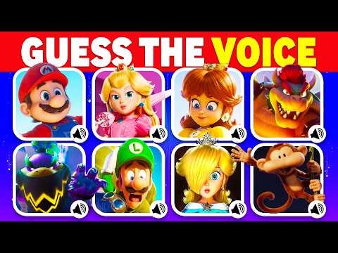 Only 1% Can Guess These Voices! 🔊🍄 Super Mario Galaxy Movie Quiz