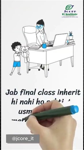 Cana final class have an abstract method in Java#java #javainterview #coding #codinglife #programmer