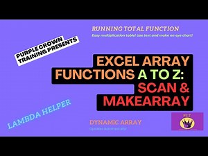 Excel Dynamic Array Functions: SCAN and MAKEARRAY