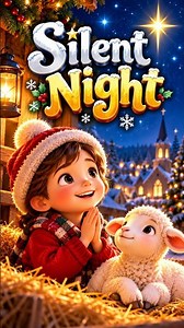 Silent Night | Christmas Song for Kids | Kids Christmas Carol #Shorts