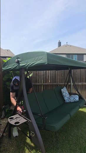 ZZW Patio Swing with Stand Review | 2-in-1 Convertible Swing Bed