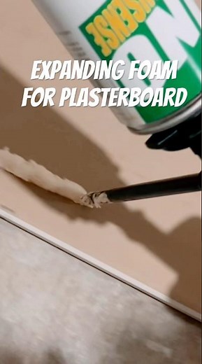 EXPANDING FOAM FOR PLASTERBOARD - DIY