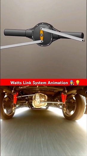 Watts link system 👩‍🔧💡 #engineering #animation #mechanical #3d #cad #automobile 🔥
