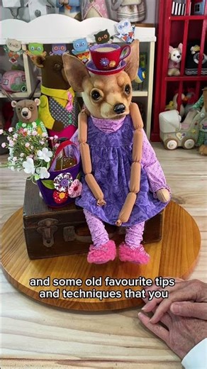 Chihuahua Art Doll Sewing Pattern + Step by Step Tutorial