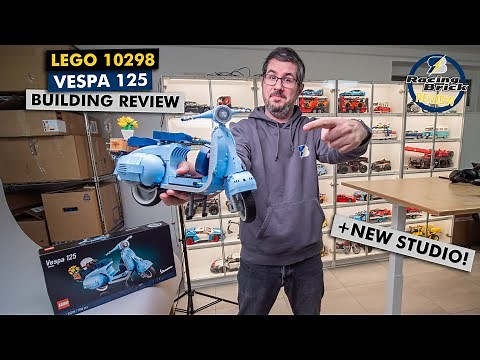 LEGO 10298 Vespa 125 building review + new studio sneak peek!