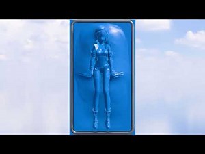 Mei blue latex vacbed test 1 | blender animation