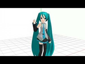 MMD Miku Animation Tutorial test video LearnMMD.com