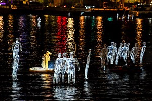 EN IMAGES. Le spectacle DéRives lance la Fête du fleuve de Rouen qui se poursuit jusqu’à dimanche