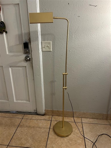 Vintage Brass Gold Pharmacy Reading Adjustable Floor Lamp Mid Century Modern - Etsy