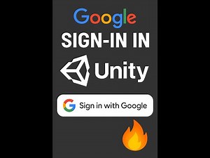 Google Sign-In in Unity 🔥 | Easy Google Auth Setup! #gamedev #unity3d