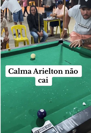 Arielton passou por sima do coroa no jogo #Bilhar
