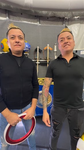 We’re excited to present the @fuscobrothersjuggling to the #KOOZA stage. After months of training, take a look at the creation process behind this new rotation act: Duo juggling. 🎪🤹‍♂️ So cool! ⭐️ @emilianofusco1492 #juggling #cirquedusoleil #circus | KOOZA by Cirque du Soleil