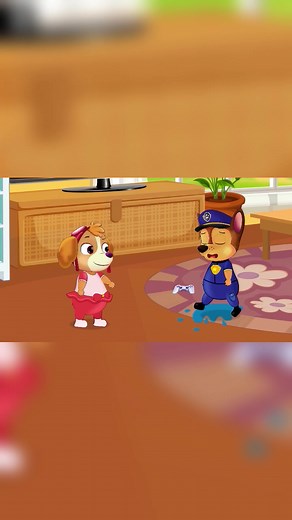 Hi, go to bed on time at night#pawpatrol #pawpatroltiktok #cartoon #education
