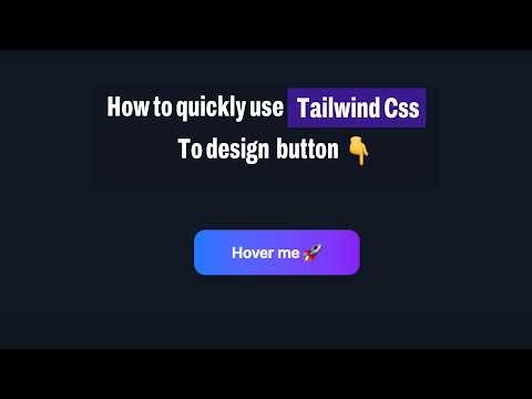 Build Stunning Glow Button in 2 Minutes using #tailwind #css