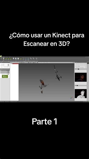 Cómo escanear en 3D con Kinect: Parte 1