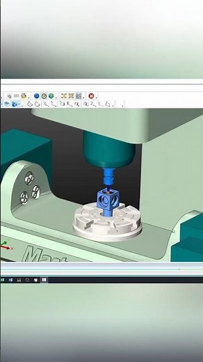 3+2 Axis machining example #mastercam #cncmachining