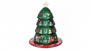 This Mickey and Minnie Mouse Christmas Tree Stacking Measuring Cup Set Is A Must Have For Your Holiday Baking! | Chip and Company