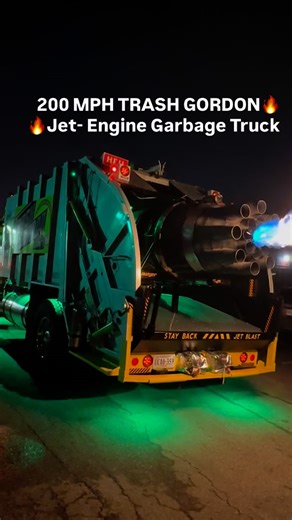 Lawyer Garage | Worlds Only ! JET-Engine Trash Truck "Trash Gordon" . #truck #garbage #trash #diesel #hotwheels #jet #lawyergarage #wild #dragster #fast... | Instagram