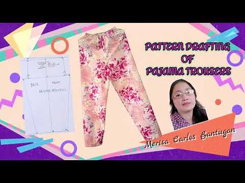 Easy Way of Drafting Pattern of Pajama Trousers
