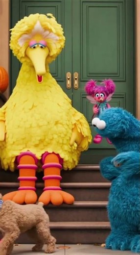 Buster goes on Sesame Street