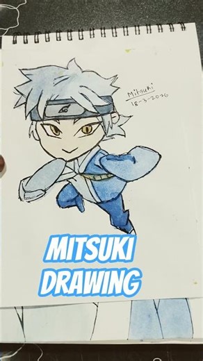 Drawing Mitsuki #anime #animeart #animedrawing