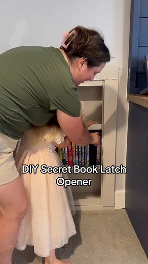 A secret bookcase door needs a secret book! #diysecretdoor #diysecretbook #bookcasedoor #secrethidingspot #booknook #diybooknook