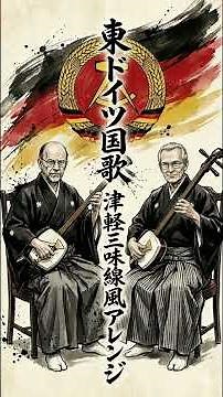 ドイツ民主共和国（東ドイツ）国歌 津軽三味線風アレンジ DDR Nationalhymne “Auferstanden aus Ruinen” Risen from the Ruins samisen