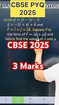 Q) Let 𝑝 ⃗=2𝑖 −3𝑗−𝑘,𝑞 ⃗=−3𝑖+4𝑗+𝑘 and 𝑟 ⃗=𝑖 +𝑗+2𝑘. Express 𝑟 ⃗ in the form of 𝑟 ⃗=