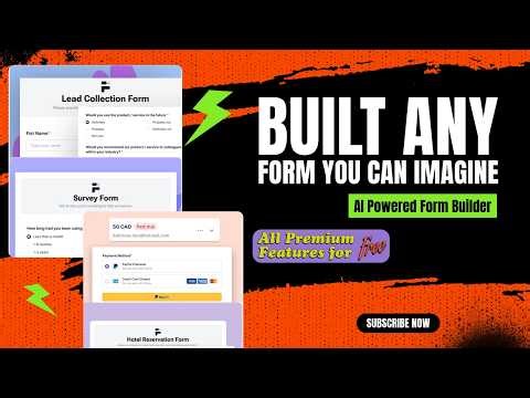 Finally! A 100% Gutenberg-Native AI Form Builder That Doesn't Bloat Your Site.