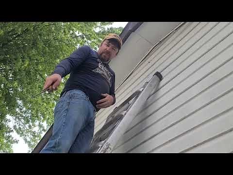 Installing attic gable vents to help cool house in summer