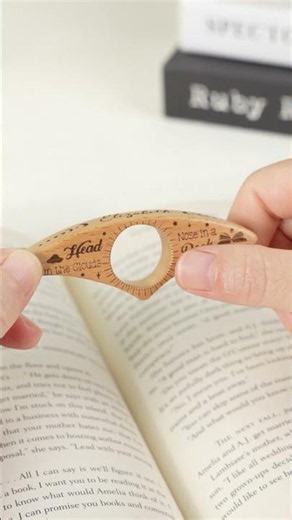 Book Lover - Personalized Custom Book Page Holder | Every Book Lover Needs This 📚
