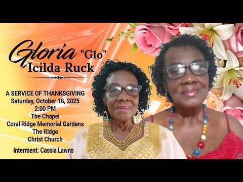 A Service of Thanksgiving for the life of Gloria Ruck