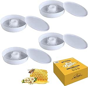Amazon.com: GUGELIVES 4pcs Bee Feeder in Round Hive Top Feeder with Box Beehive Equipment Feeder Beekeeping Hive Top Feeder Insert 10 Frame (4) : Everything Else