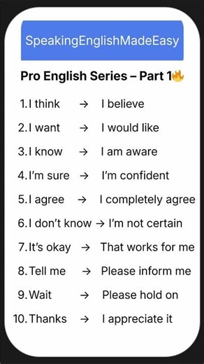 Pro English Series | Speak Like a Professional 💼