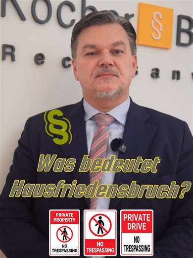 Hausfriedensbruch ist mehr als nur Ärger - Es ist strafbar. Rechtsanwalt Mag. Wilfried Bucher klärt auf. #Hausfriedensbruch #Strafrecht #Österreich #Rechtsanwalt #AnwaltAT #RechtEinfach #Rechtswissen #StrafrechtAT #GesetzAT #JuraTok #LegalTok #AnwaltErklärt #graz