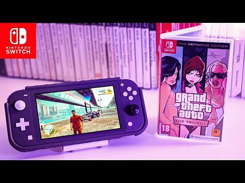 Grand Theft Auto Trilogy Nintendo Switch UNBOXING & GAMEPLAY