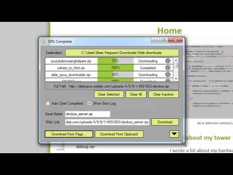 C# Multi Downloader Tool Demo