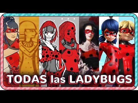 TODAS las LADYBUGS | Historia de Miraculous Ladybug