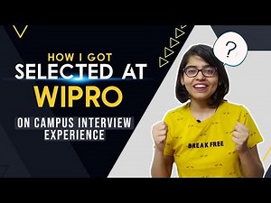 Wipro Interview Experience | On-Campus Interview | Freshers | Anshika Gupta