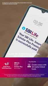 Give Your Child The Independence To Choose Their Dreams With SBI Life - Smart Scholar Plus | SBI Life Insurance