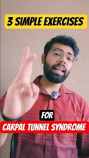 3 Best Exercises to Relieve Carpal Tunnel Pain FAST #viral