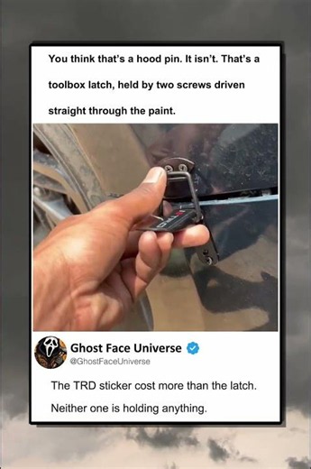 TWO SCREWS AND A STICKER