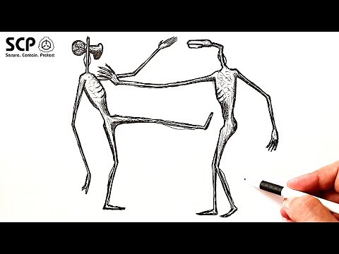 How to draw a Siren Head VS Light Head