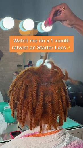 Starter Locs 1 Month Retwist Journey