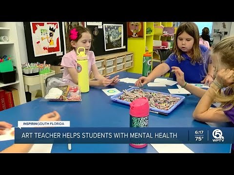 Art teacher uses innovative ways to teach children