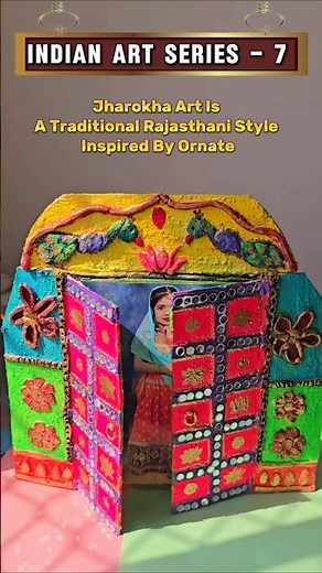 Jharokha Art Tutorial | Royal Rajasthani Window Craft |Traditional Indian Art by Sapna Kausthubh Rai