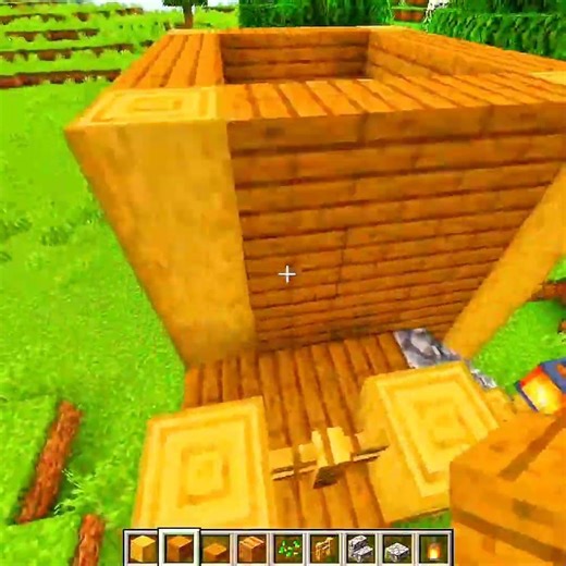 Build farmer's house..... #minecraft #edit #tutorial